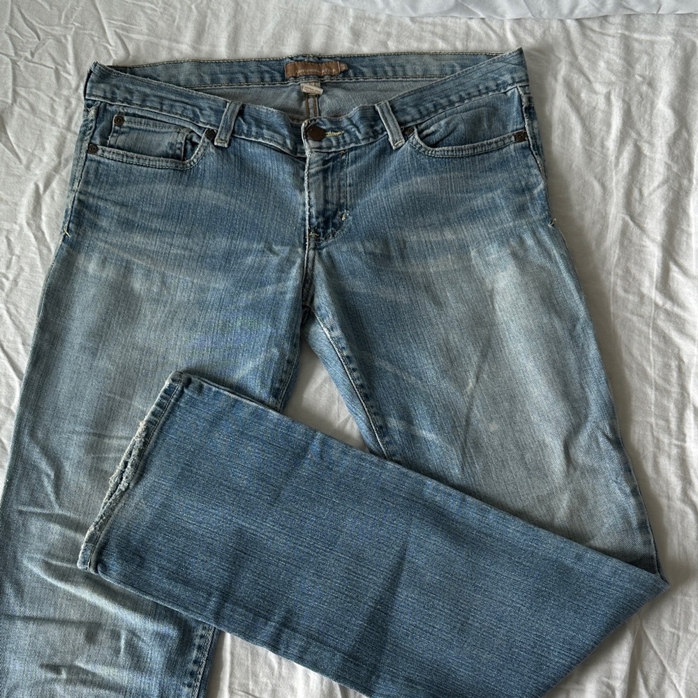 Vintage Y2K Abercrombie & Fitch Light Blue Straight Leg Jeans